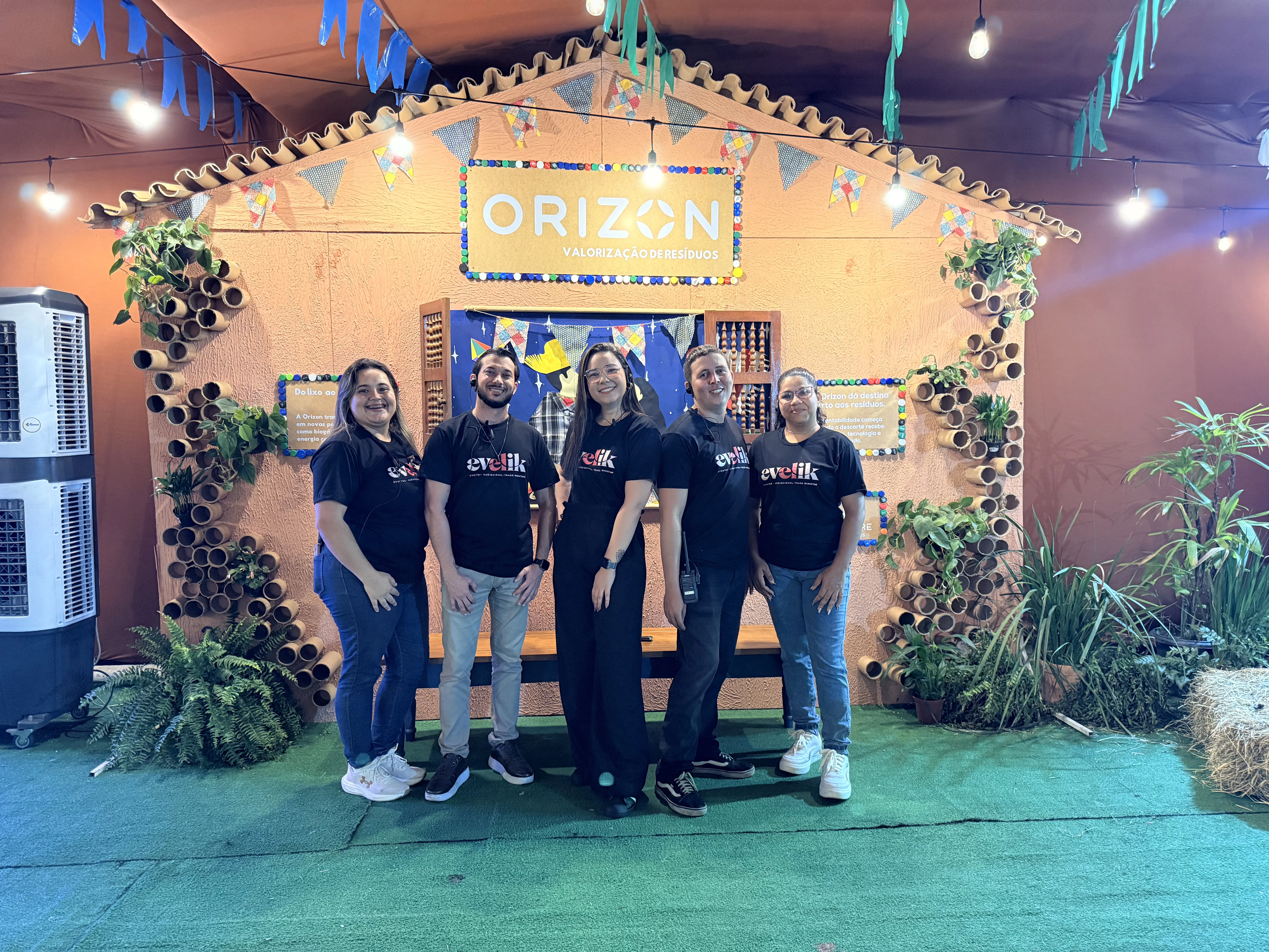 Equipe Evelik em operação de evento